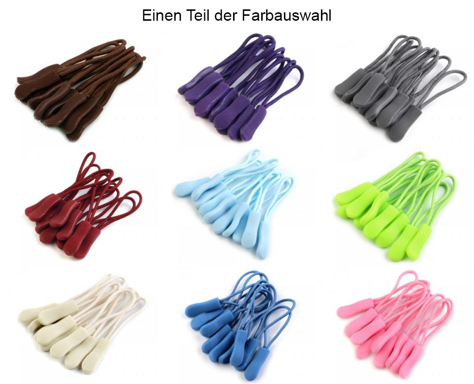 Kreativartikel.ch Zipper Schlaufe 185 9852 Diverse Farben