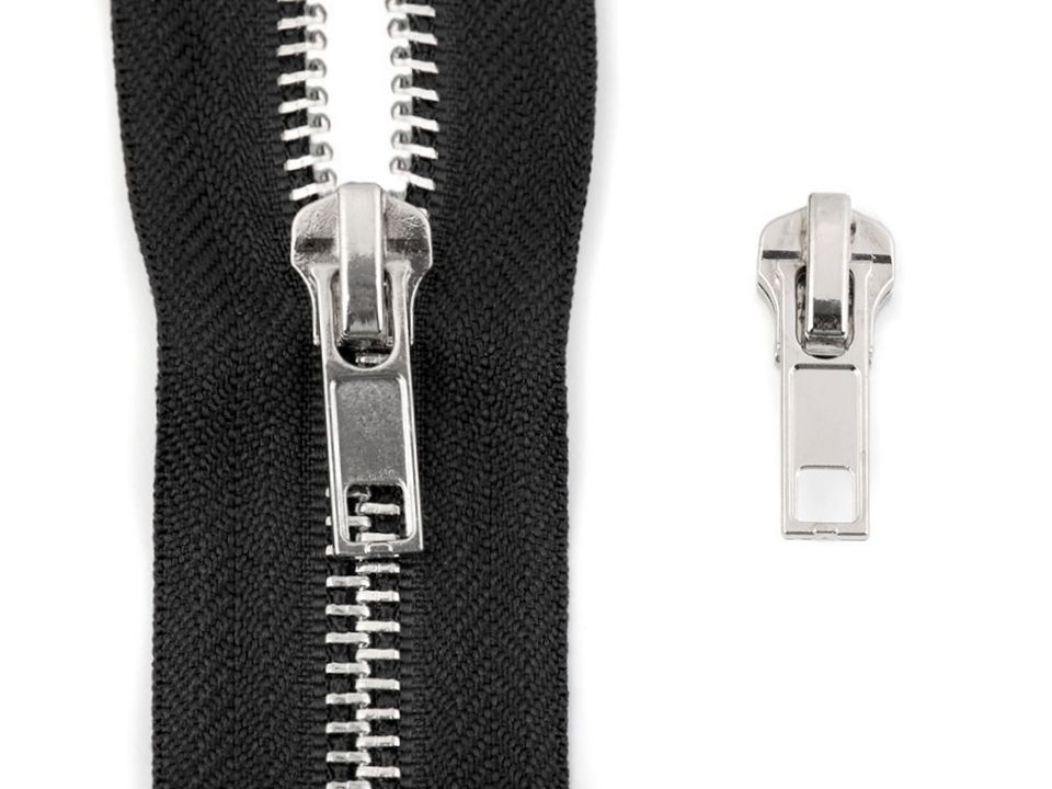 Kreativartikel.ch Zipper (Schieber) 5mm Metall 180 0485 990