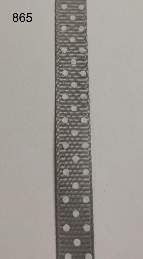 Kreativartikel.ch Ripsband gepunktet 10mm 350 1110 865
