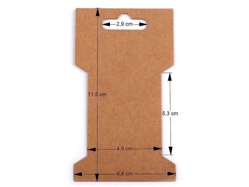 Kreativartikel.ch Wickelkarte 6.6 x 11.5 cm 930 9911 760 Masse