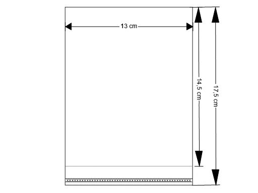 Kreativartikel.ch Cellophanbeutel 13 x 14.5 921 1314 001
