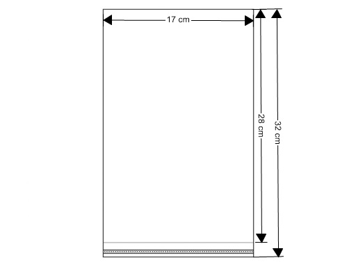 Kreativartikel.ch Cellophanbeutel 17x28 921 1728 001
