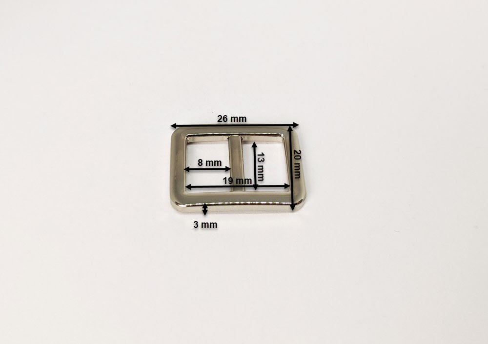 Kreativartikel.ch Verschieber - Leiterschnalle 13mm -Diverse Farben 623 1613 Abmessung