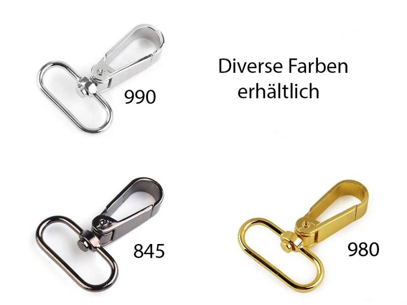 Kreativartikel.ch Karabiner mit 32mm Durchzug 215 2532 Diverse Farben