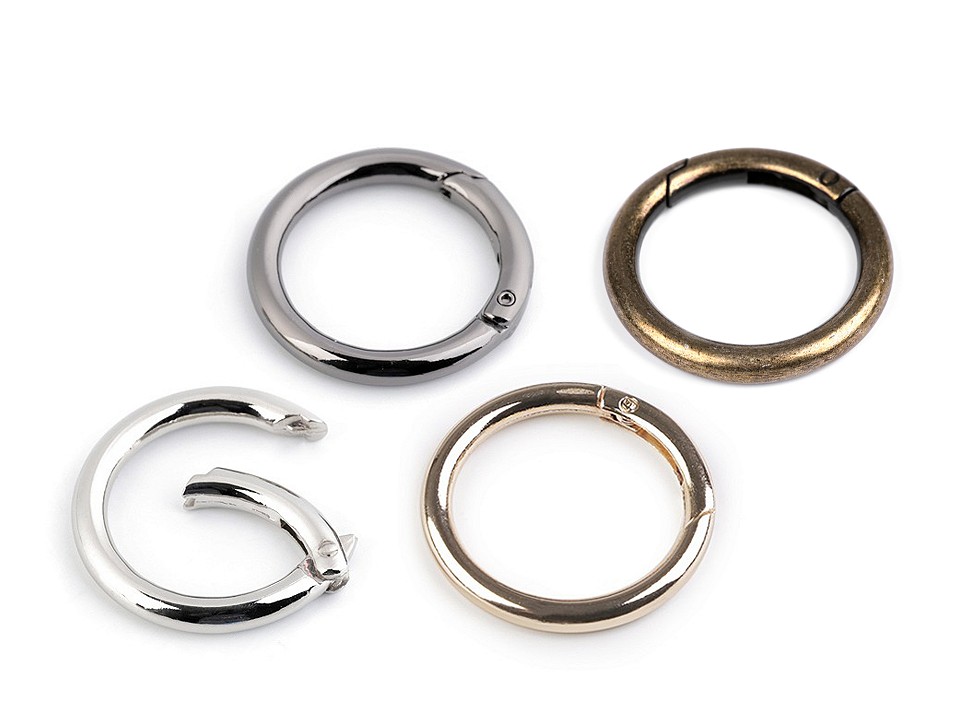 Kreativartikel.ch Karabiner Ring 34mm 616 7521