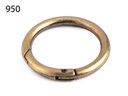 Kreativartikel.ch Karabiner Ring 32mm 616 3232 950