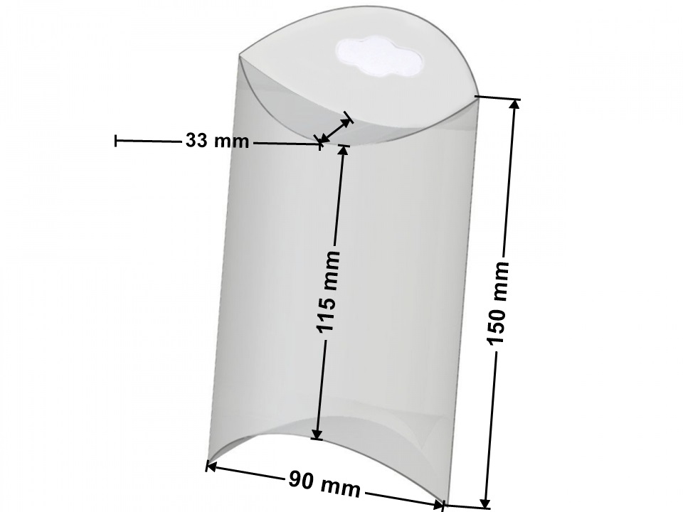 Kreativartikel.ch Transparente Kunststoffbox zum Aufhängen 10 x 15cm 947 1015 001