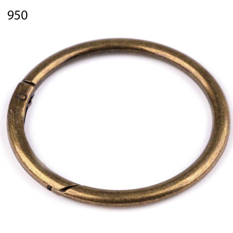 Kreativartikel.ch Karabiner Ring 50mm 616 9250 950