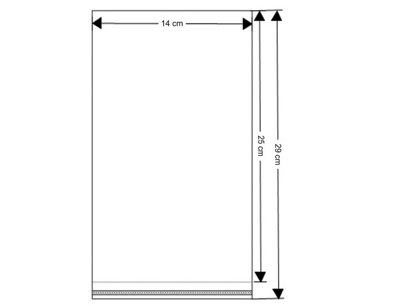 Kreativartikel.ch Cellophanbeutel 17x28 921 1425 001