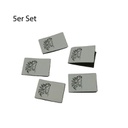 5er Set Weblabel zum einnähen Pferd 22 x 15mm