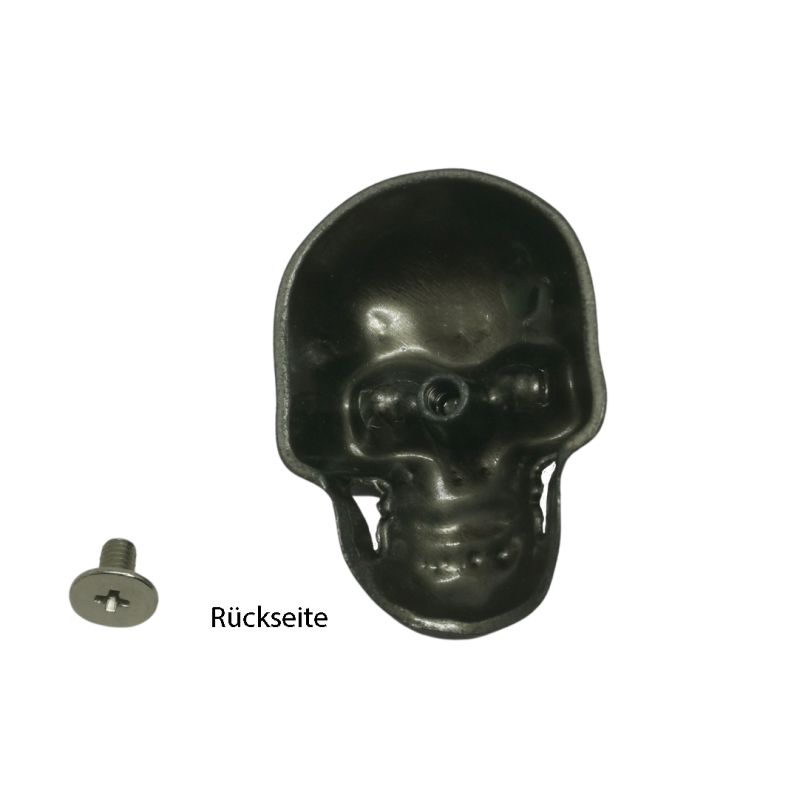 Skull Totenkopf zum anschrauben 35mm x 25mm