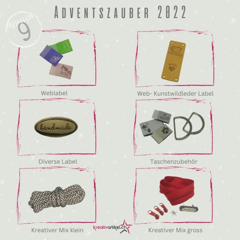 Kreativartikel.ch Adventszauber / Adventskalender &quot;Kreativer - Mixkalender&quot; gross Fotos 2022
