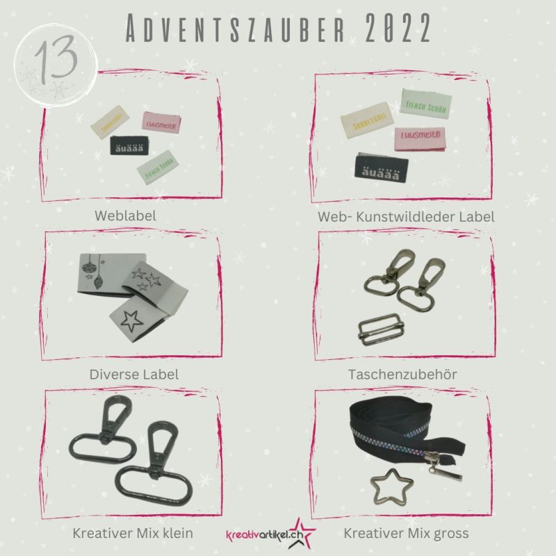 Kreativartikel.ch Adventszauber / Adventskalender &quot;Taschenkalender Gross&quot; Fotos 2022