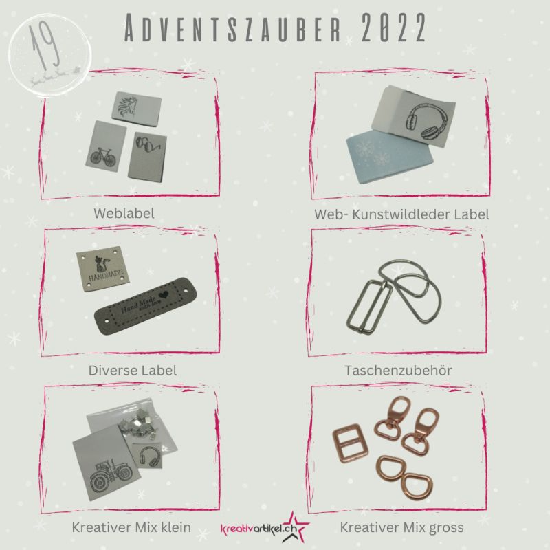 Kreativartikel.ch Adventszauber / Adventskalender &quot;Taschenkalender Gross&quot; Fotos 2022