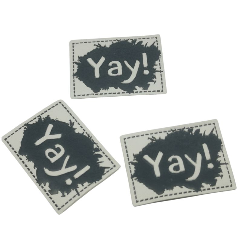 Kreativartikel.ch Kunsteleder Label 4x3 cm YAY! 629 3404 000 mehrere