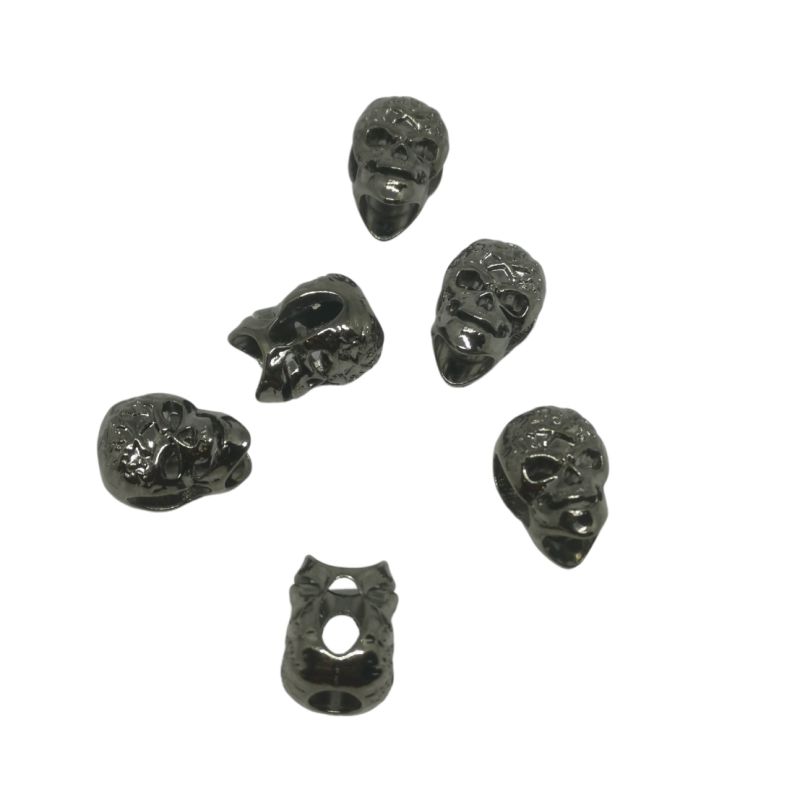 Kreativartikel.ch Endstück Perle 5.6mm - 9.5mm Skull 610 1464 845