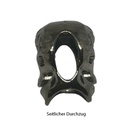 Kreativartikel.ch Endstück Perle 5.6mm - 9.5mm Skull 610 1464 845 Seitlicher Durchzug