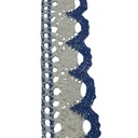 Kreativartikel.ch Spitze aus Baumwolle mit Lurex 27mm 315 5513 649 nah