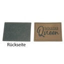 Kreativartikel.ch Kunsteleder Label 4 x 3 cm Drama Queen 629 3412 000 Rückseite