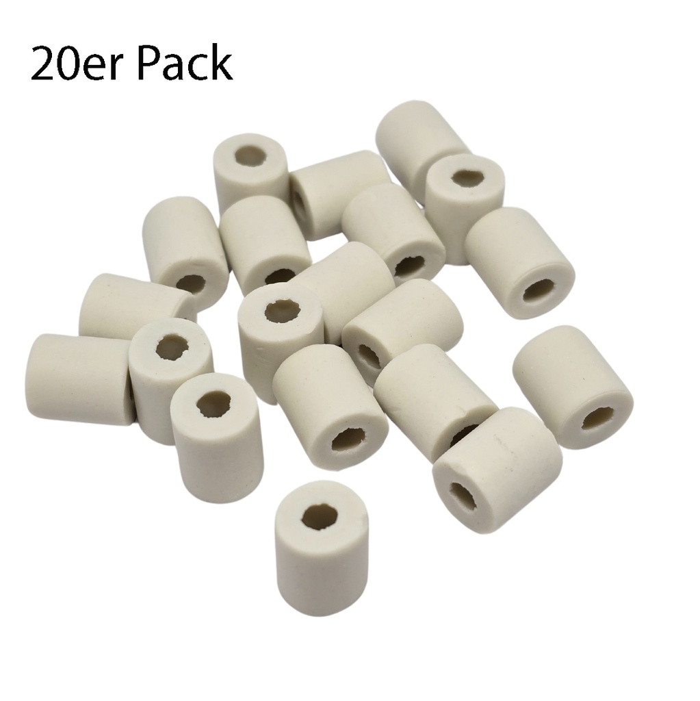 Kreativartikel.ch 20er Pack EM-Pipes 11 x 9.5 mm 825 2046 000