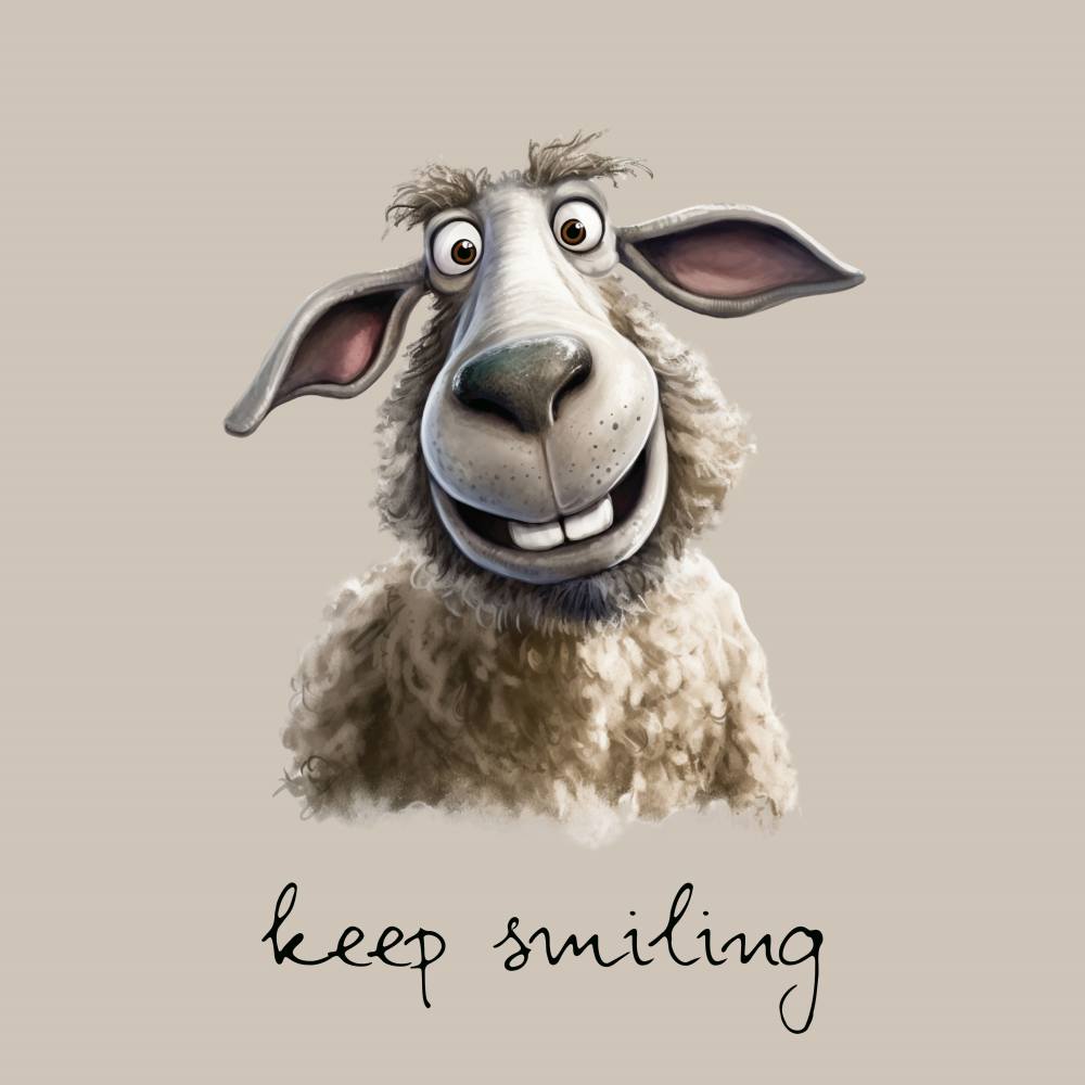 Kreativartikel.ch keep smiling_90x180cm_Jersey_200g_Panel Detailbild