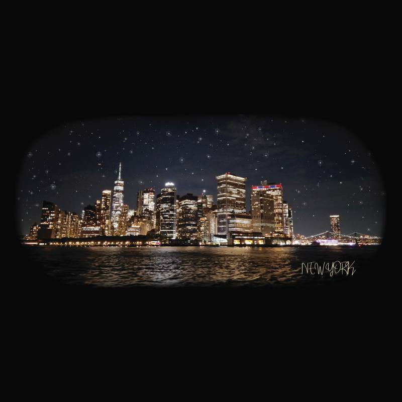 New York by night_90x180cm_Jersey_200g_Panel Detailbild
