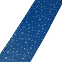 Kreativartikel.ch Gemustertes Gurtband blaue Ringe 38mm 738 7475 000 Detail