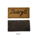 Kreativartikel.ch Kunstleder Label 4 x 2 cm Zwärgli 629 3442 000 Rückseite