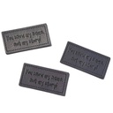 Kreativartikel.ch Kunstleder Label 4 x 2 cm You know my name 629 3443 000 mehrere