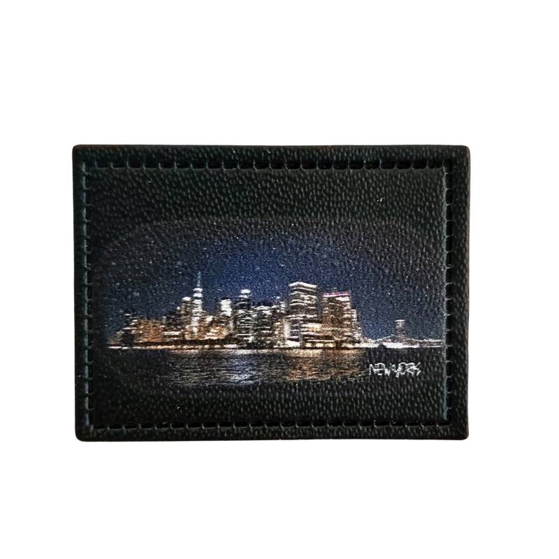 Kreativartikel.ch Kunstleder Label 4 x 3 cm New York 629 3456 000