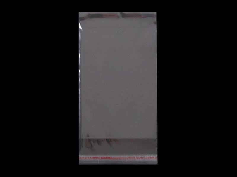 Kreativartikel.ch 100er Pack Cellophanbeutel mit Klebestreifen  7 x  10 cm 921 0710 001