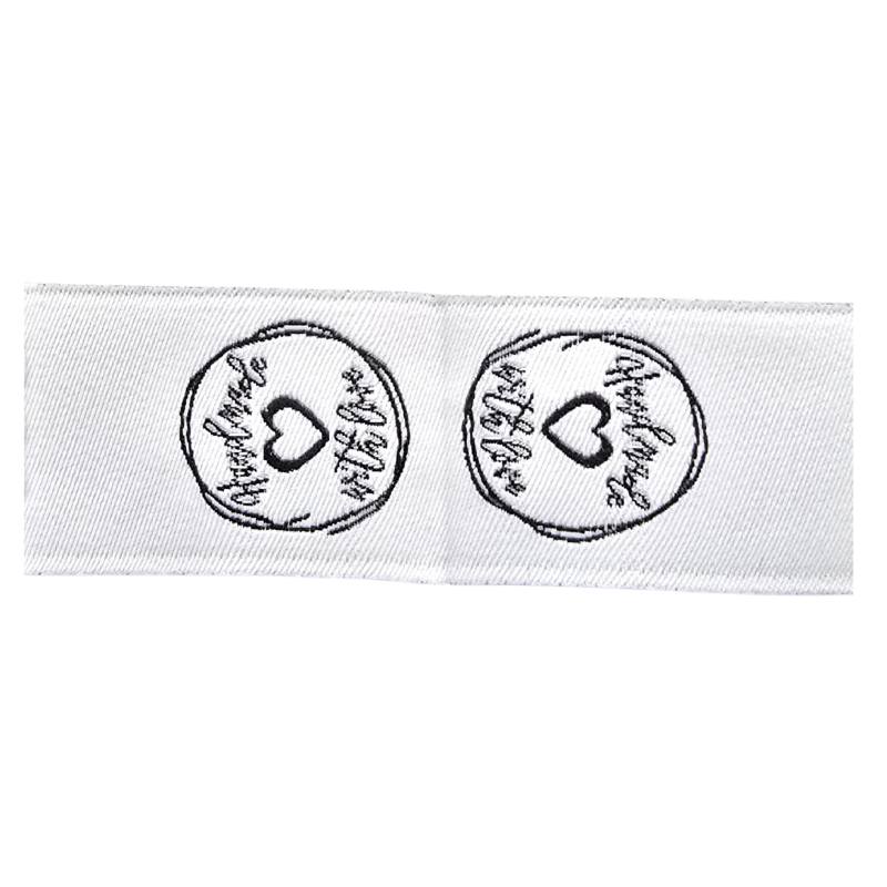 Kreativartikel.ch Weblabel Handmade with love 15 x 22 mm 630 2243 000 offen
