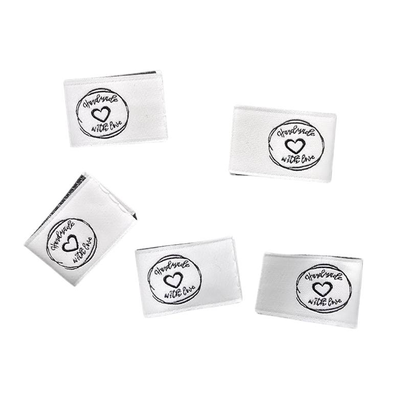 Kreativartikel.ch Weblabel Handmade with Love 15 x 22 mm 630 9972 000 mehrere