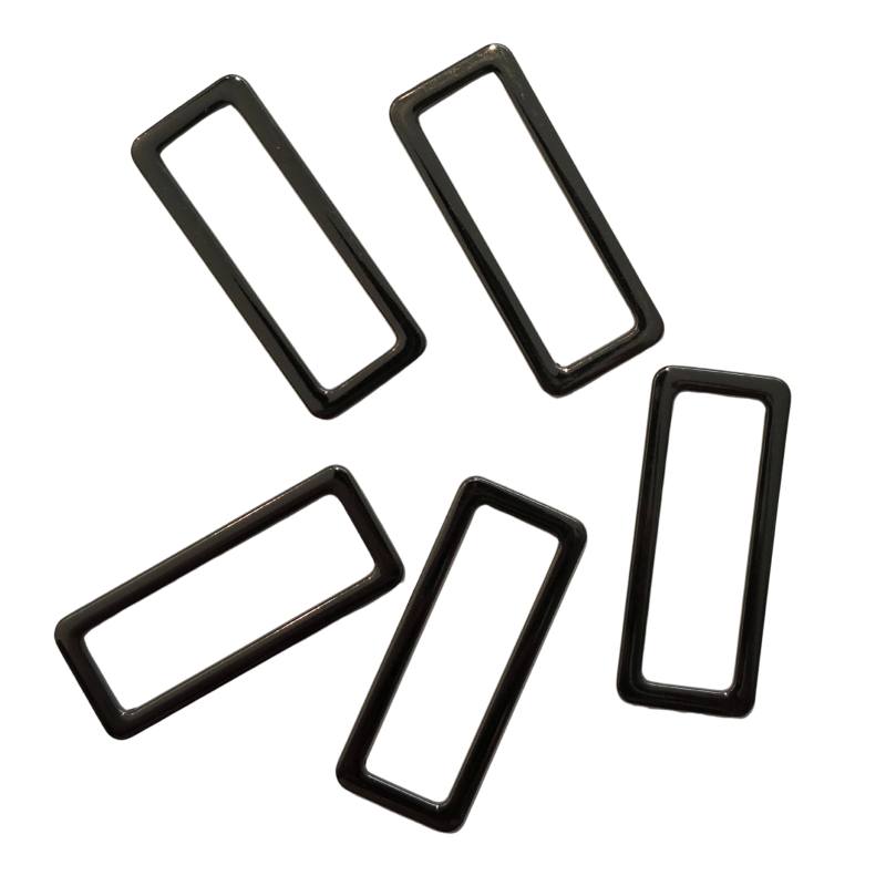 Kreativartikel.ch Flache Schlaufe Rechteckig (Vierkant) 40mm 623 8440 845 mehre