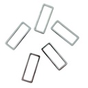 Kreativartikel.ch Flache Schlaufe Rechteckig (Vierkant) 40mm 623 8440 990 mehrere