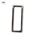 Kreativartikel.ch Flache Schlaufe Rechteckig (Vierkant) 40mm 623 8440 990