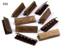 Kreativartikel.ch Endstück aus Metall Breite 40mm 610 4040 950