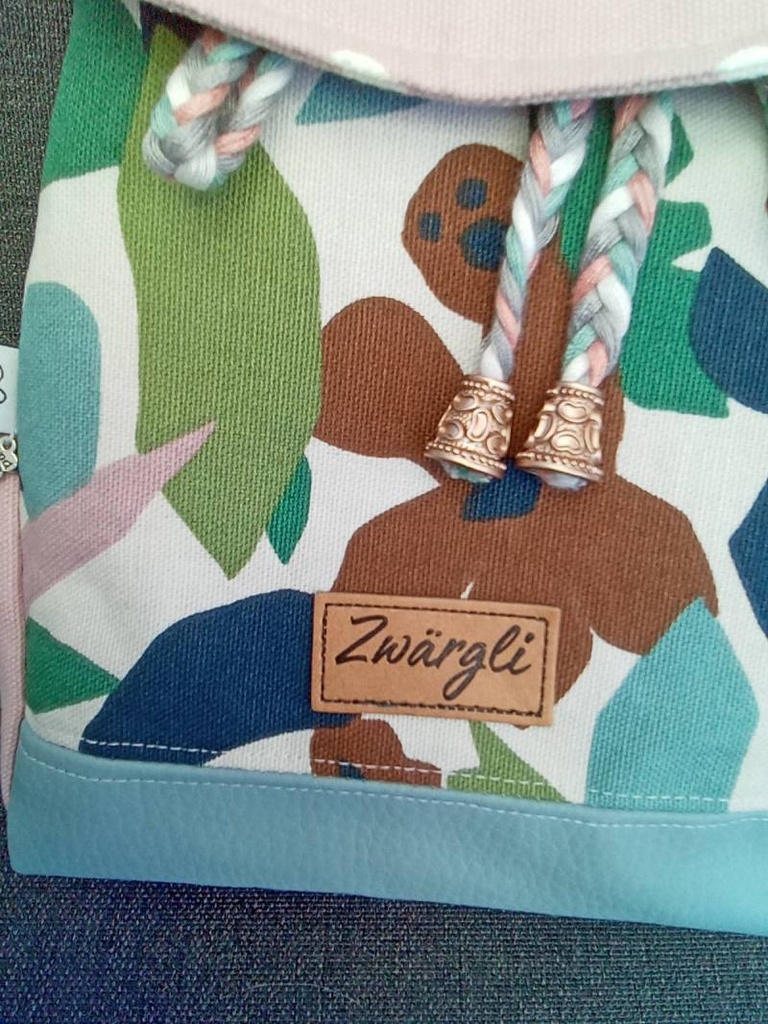"Zwärgli" Kunstleder Label 4 x 2 cm sonja_homeart