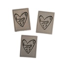 Kreativartikel.ch Kunstleder Label 4 x 3 cm Einzigartig wie du 629 3451 000 mehrere