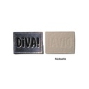 Kreativartikel.ch Kunstleder Label 4 x 3 cm Diva! 629 3474 000 Rückseite