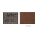 Kreativartikel.ch Kunstleder Label 4 x 3 cm Das Leben ist zu kurz für Irgendwann 629 3459 000 Rückseite