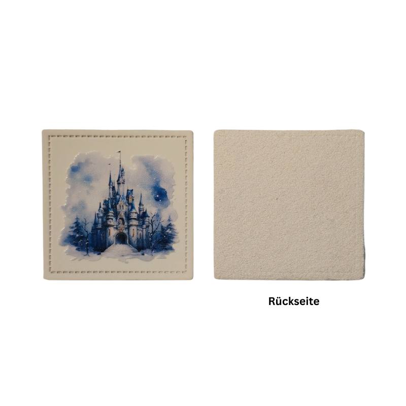 Kreativartikel.ch Kunstleder Label 4 x 4 cm Winterschloss 629 3462 000 Rückseite