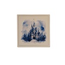 Kreativartikel.ch Kunstleder Label 4 x 4 cm Winterschloss 629 3462 000