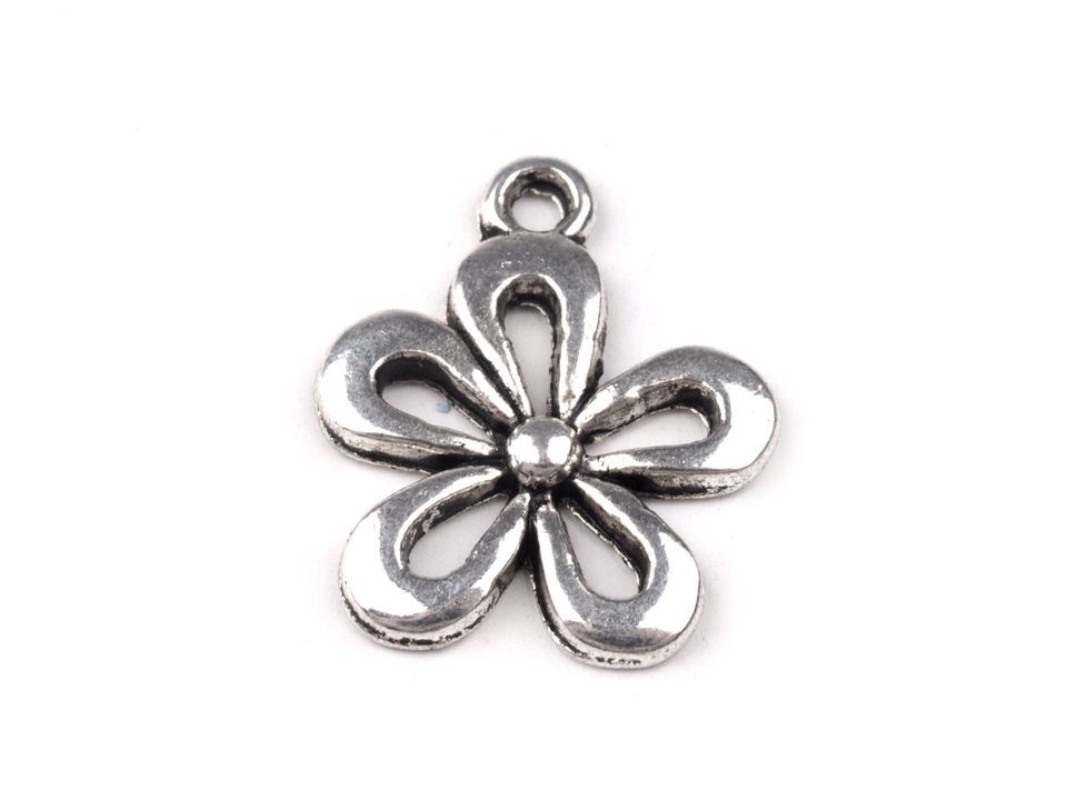 Anhänger Blume 15x18mm