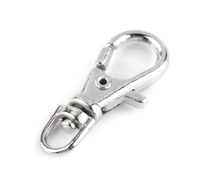 Karabiner mit 4mm Durchzug