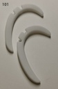 689 7531 101 Silikon Ohrenschutz für Masken (101 Weiss)