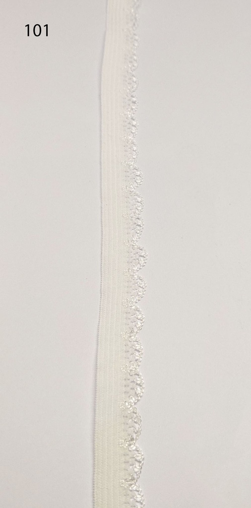 Wäschegummi verziert Breite 14 mm