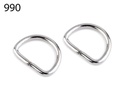 621 2020 990 D-Ring 20mm (990 Silber)