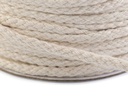 50m Rolle Kordel geflochten flach  Ø 4mm