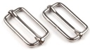 623 1530 990 Gurtverschieber / Leiterschnalle für 30mm Bänder (990 Silber)